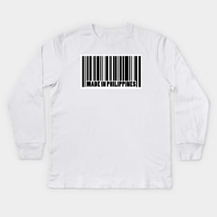 Made in Philippines Kids Long Sleeve T-Shirt